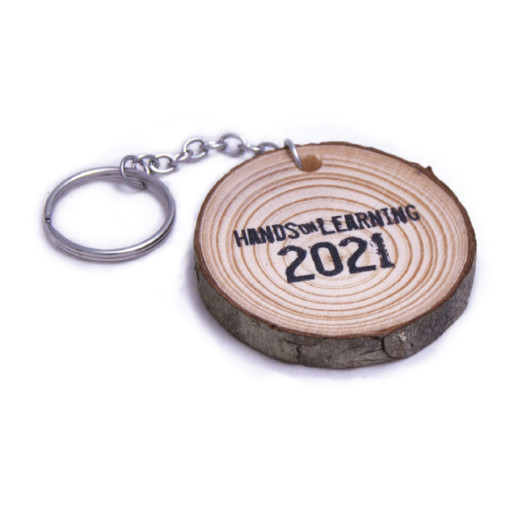 Aussie Wood Keyrings Colour
